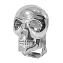 Faro Explorador Calavera Cromado 2 LED Luz Dual Amarilla + Blanco PRUNUZ