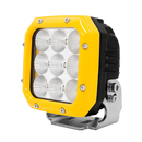 Faro de Trabajo 6" Pesado 9 LED Cuadrado Luz Blanca AGUZ