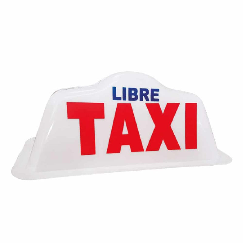 Casquete Plástico para Techo Blanco Taxi