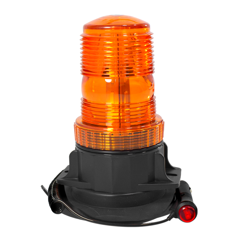 Circulina Estroboscópica Led Tipo Torre con Imán 12V 24V Ambar GPC