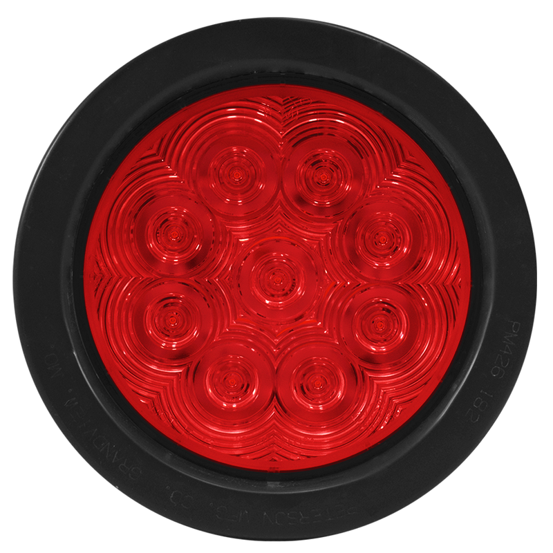 Faro Posterior Rojo 9 Leds 12/24v (M826r-9) Peterson