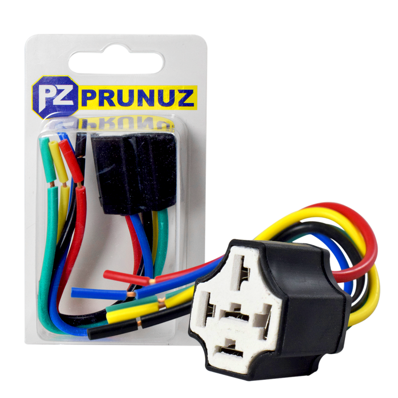 Socket Porta Relay con Cable 5 Patas