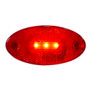 Faro Lateral Multivoltaje 03 Led Rojo
