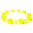 Seguro para Tuerca Verde Amarillo 10 Pernos PVC COWRAM