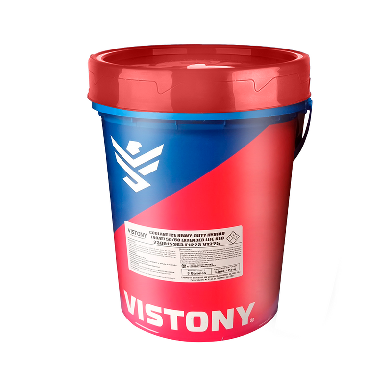 Refrigerante Coolant Antifreeze Rojo 50/50 Vistony