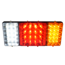 Faro Posterior Universal Pesado Luz LED Ambar, Rojo y Blanco 12/24V SD2003A