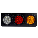 Faro Posterior Base Metalica Luz LED Tricolor 12/24V