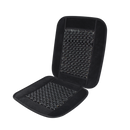 Respaldar Negro Acolchado Bolitas Para Asiento Autotintin