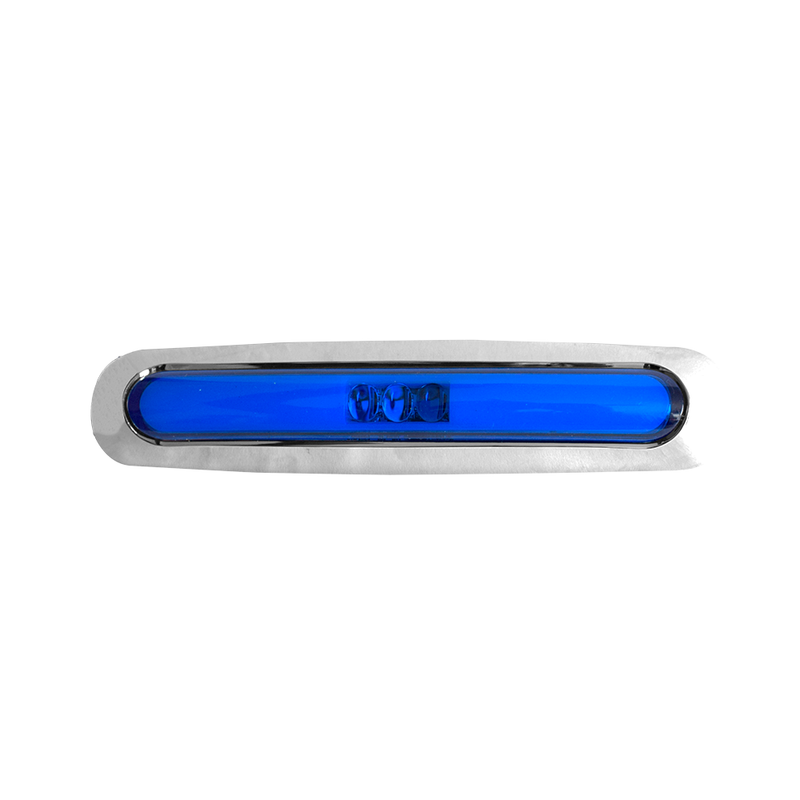 Faro Lateral Cromado 169x37mm Destellante 10/30V Prunuz