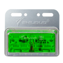 Faro Lateral Luz LED Base Metálica Contorno Blanco 24V