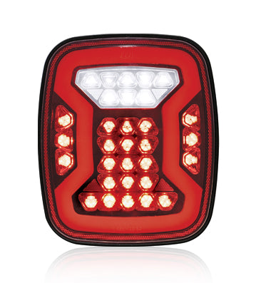 Faro Posterior Stop 67 Led 12/24v Rojo Plast Innova