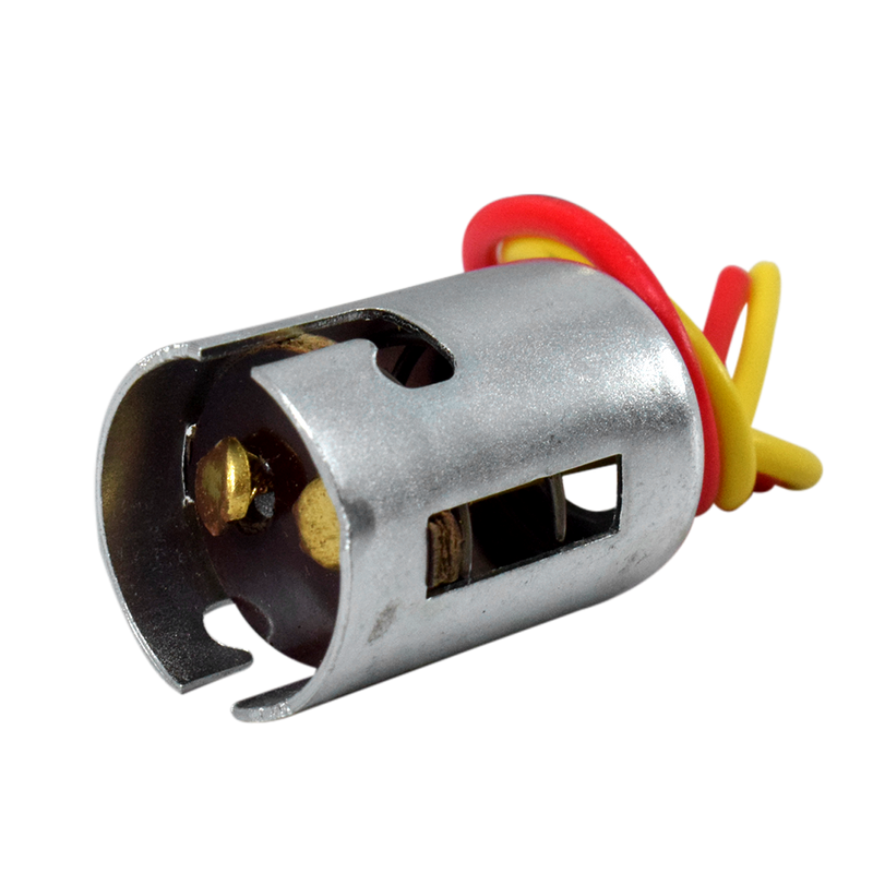 Socket Metal Para Foco BA15D 1 Contacto