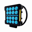 Faro De Trabajo Cuadrado 16 Led Luz Blanca GPC