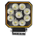 Faro De Trabajo Cuadrado 9 LED Luz Blanca GPC
