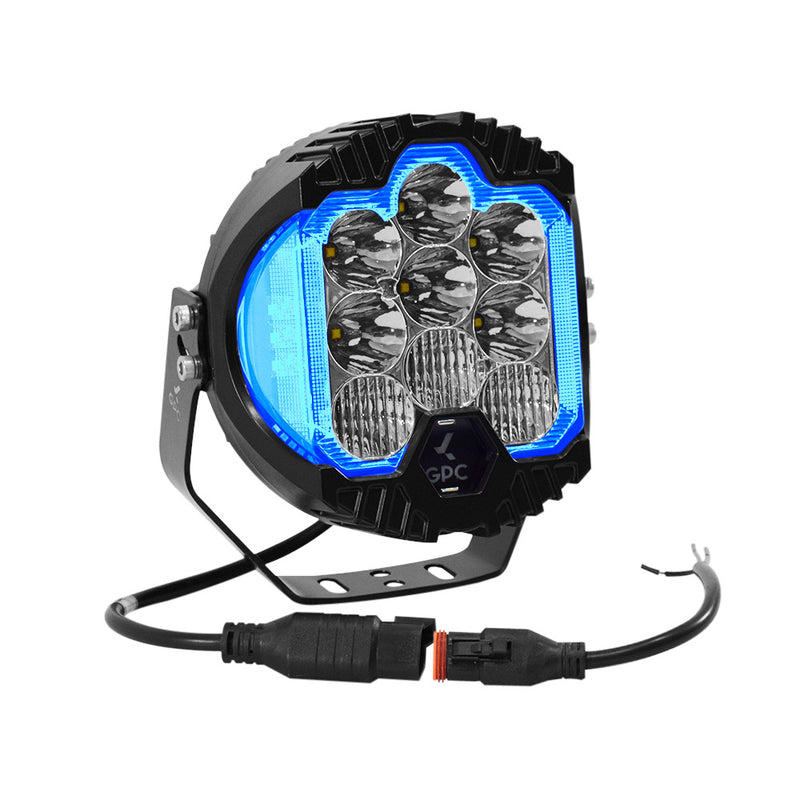 Faro Pirata de Trabajo Force 7” 90w 8000lm Luz LED