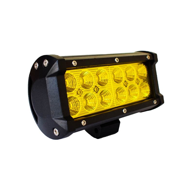 Faro De Trabajo Neblinero Barra Luz 7" 12 Led (9-32V/ 36w) Amarillo GPC