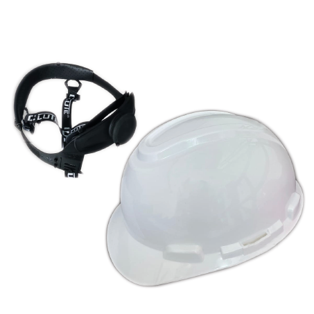 Casco de Seguridad Con Ratchet Blanco Clute