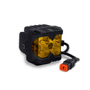 Faro Neblinero Cubo LED Off Road Force 3" 12V Amarillo contorno Luz LED Amarillo GPC