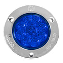 Faro Lateral Redondo Aro Cromado 09 Luz Led Destellante Plast Innova