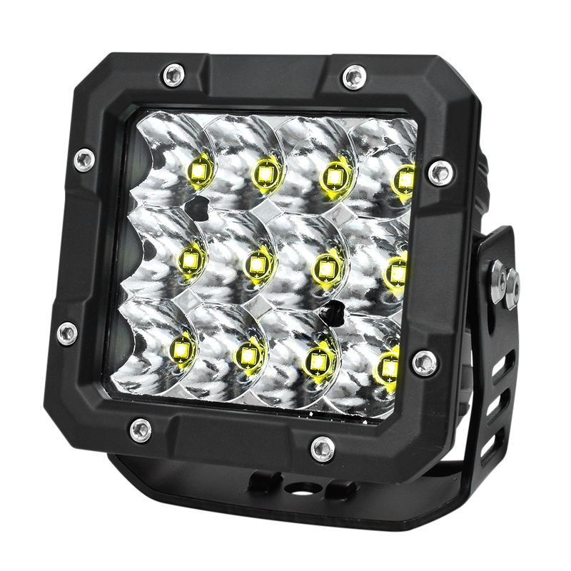 Faro de Trabajo Cuadrado 4" 9 Led 90W Fijo Prunuz