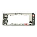 Porta Placa para Vehículos Plástico modelo Toyota