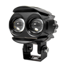 Faro de Trabajo 2 Lupas Luz LED Dual Blanco y Amarillo PRUNUZ