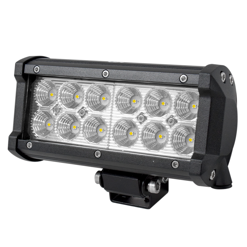 Faro de Trabajo Tipo Barra 7” 12 LED Blanco 9v 32v 36w GPC