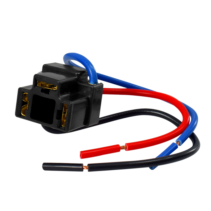 Socket Negro Para Foco H4 Plástico