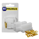 Conector Hembra y Macho Con Terminales Sin Cable