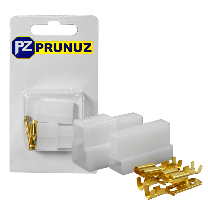 Conector Hembra y Macho Con Terminales Sin Cable