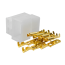 Conector Hembra y Macho Con Terminales Sin Cable