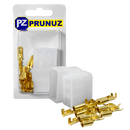 Conector Hembra y Macho Con Terminales Sin Cable