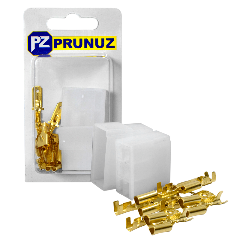 Conector Hembra y Macho Con Terminales Sin Cable