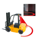 Faro Montacarga Rojo Luz Advertencia 180° Redondo 10-80V IP66 GPC