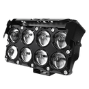 Faro Explorador 8 Lupas Led Dual Amarillo + Blanco 12/24V Prunuz