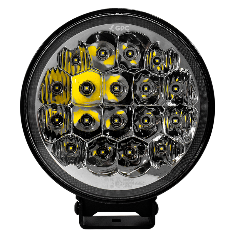 Faro de Trabajo 8’’ Redondo 18 LED Blanco Contorno Dual + Ámbar/Blanco GPC