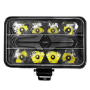 Faro de Trabajo Rectangular 8 Luz LED Blanca Contorno Ámbar GPC