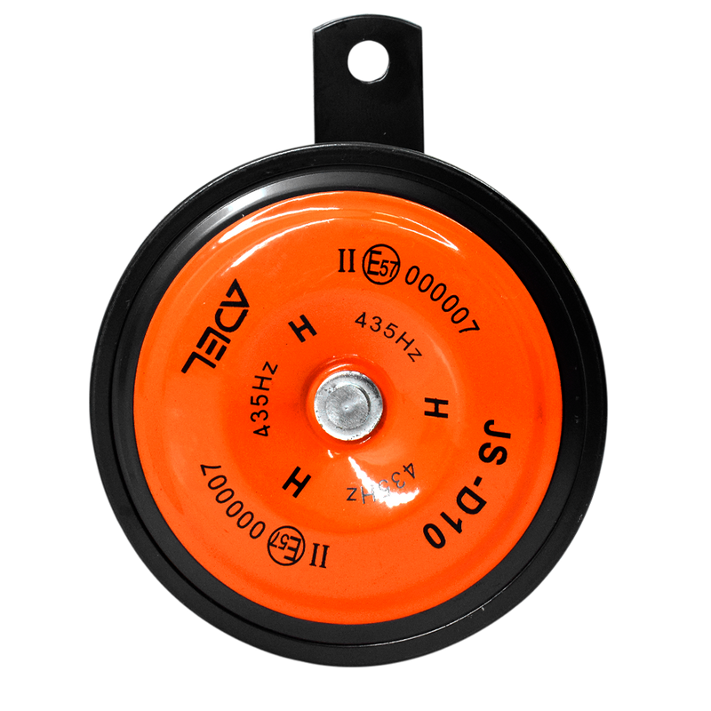 Bocina Claxon Platillo Naranja 12 V ADEL