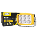 Faro de Trabajo 3.5" Pesado 6 LED Ovalado Luz Blanca AGUZ