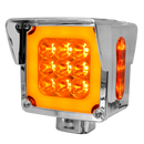 Faro Semaforo Bicolor LED Modelo Visera Cromada 12V/24V HB