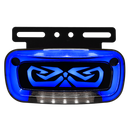 Faro Lateral Arrow Base Metalica Negra Con Luz De Placa 12/24 HB