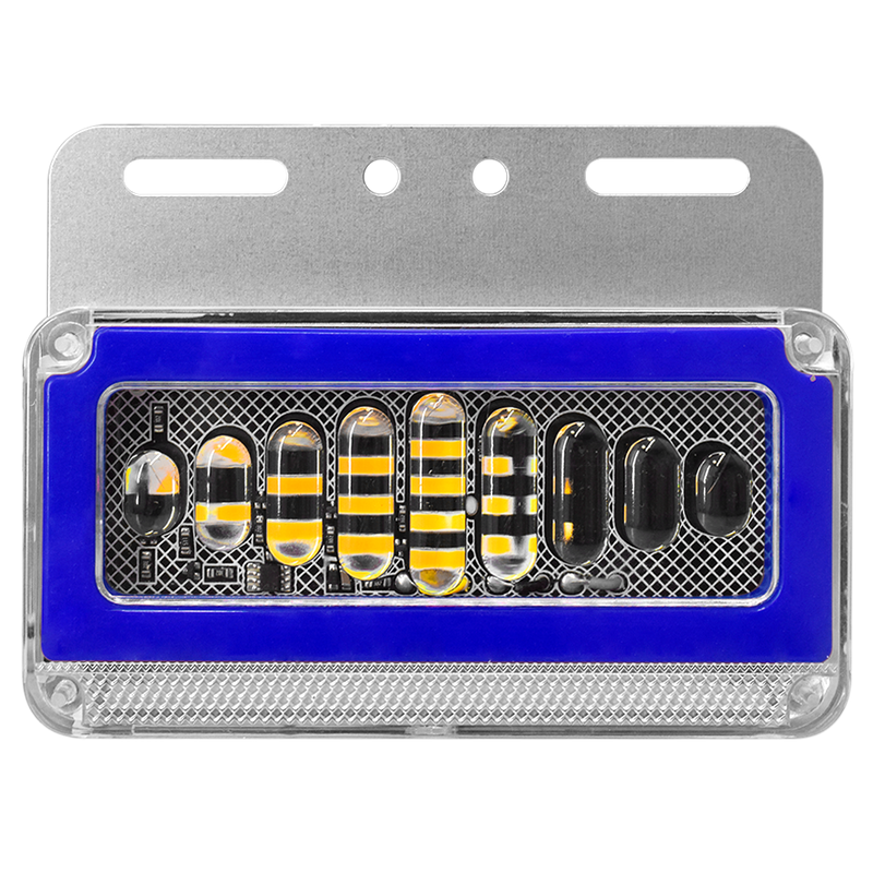 Faro Lateral Base Metalica Modelo Capsula 12/24 HB