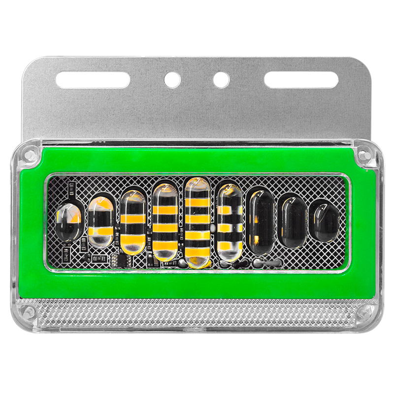 Faro Lateral Base Metalica Modelo Capsula 12/24 HB