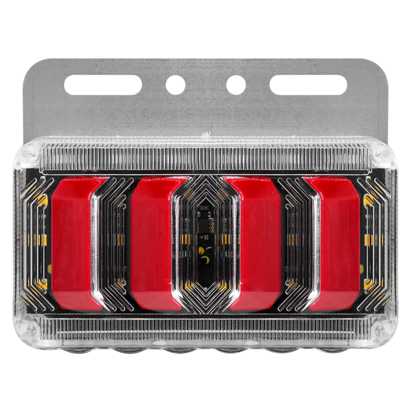 Faro Lateral Base Metalica Modelo Barras 12/24 HB