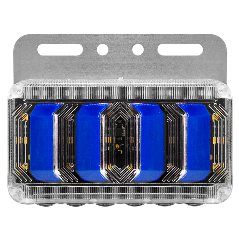 Faro Lateral Base Metalica Modelo Barras 12/24 HB