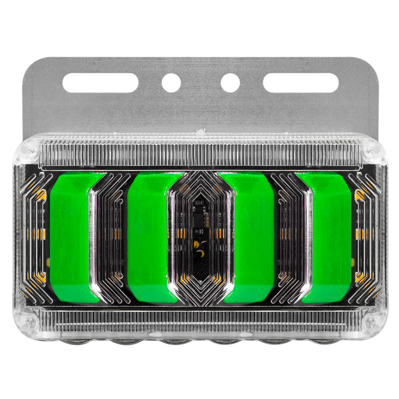 Faro Lateral Base Metalica Modelo Barras 12/24 HB