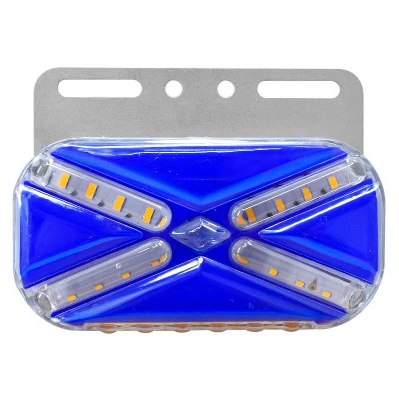 Faro Lateral Base Metalica Modelo Aspa 12/24 HB