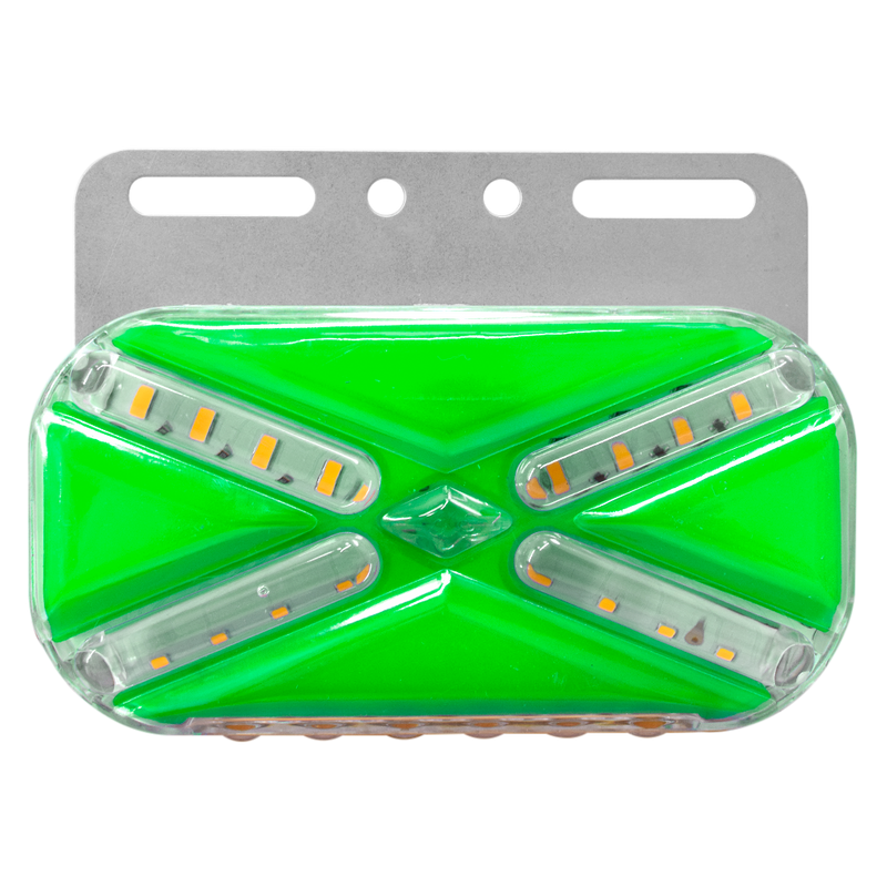 Faro Lateral Base Metalica Modelo Aspa 12/24 HB