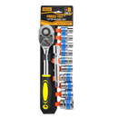 Llave Matraca Ratchet + Juego de 12 Dados