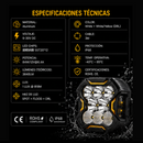 Faro Cuadrado 8Led Luz Blanca + Drl Ambar 9-30V 3840Lm IP68) Pf5-12 RDZ